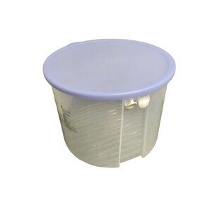 Tupperware FridgeSmart Medium Produce Container With Lid 2.5L Clear & Blue